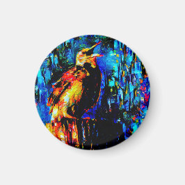 Der einsame Vogel 2 Magnet