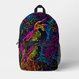 Der einsame Vogel 3 Bedruckter Rucksack