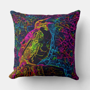 Der einsame Vogel 3 Kissen