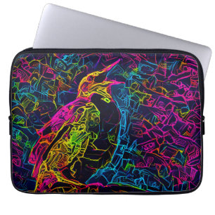 Der einsame Vogel 3 Laptopschutzhülle