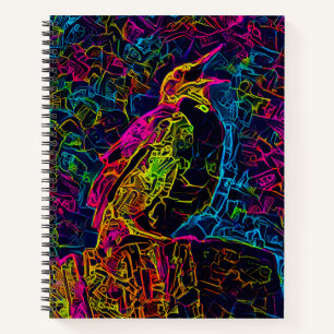 Der einsame Vogel 3 Notizbuch