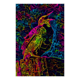 Der einsame Vogel 3 Poster