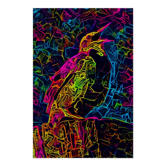 Der einsame Vogel 3 Poster (Vorderseite)