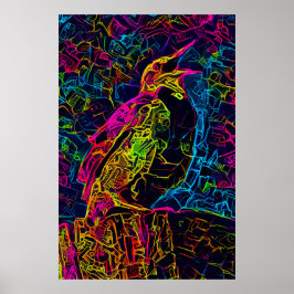 Der einsame Vogel 3 Poster