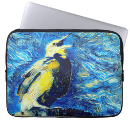 Der einsame Vogel-VanGogh-Stil Laptopschutzhülle