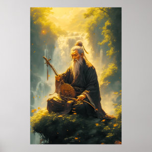 Der Einsiedler Shan Shui Poster