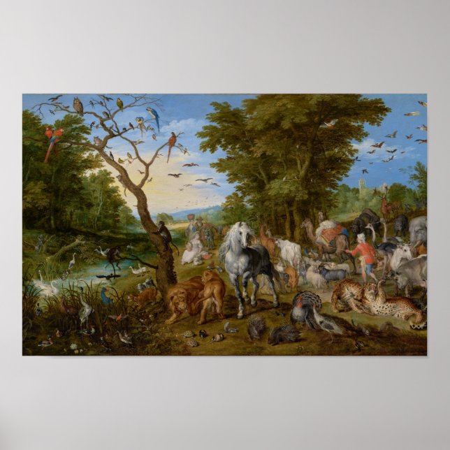 Der Eintrag der Tiere in Noah's Ark (1613) Poster (Vorne)