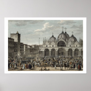 Der Eintritt der Franzosen in Venedig und in den Poster
