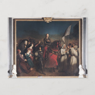 Der Eintritt der Johanna in Orleans Postkarte