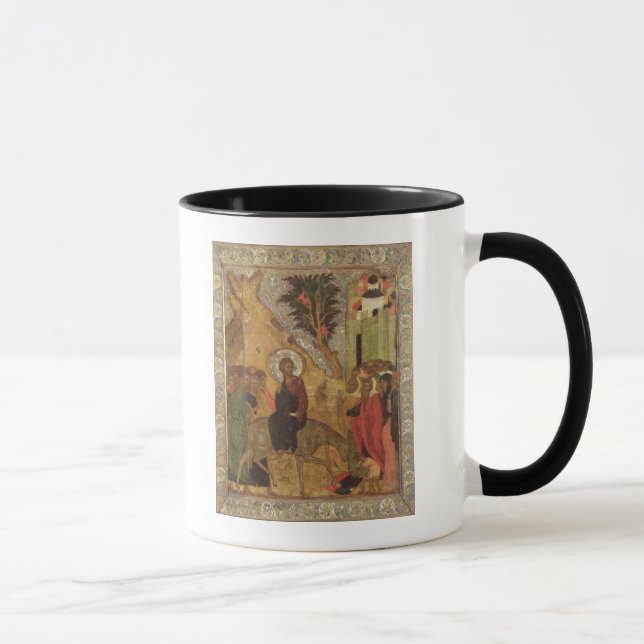 Der Eintritt in Jerusalem, Moskau Schule Tasse (Rechts)