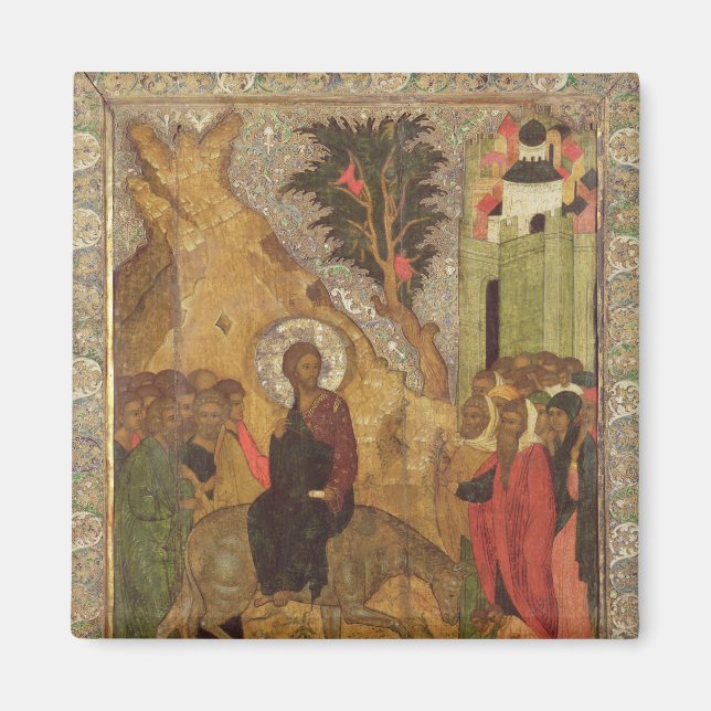 Der Eintritt in Jerusalem, Moskauer Schule Magnet (Vorne)