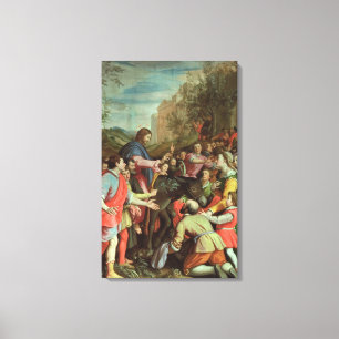 Der Eintritt von Christus in Jerusalem Leinwanddruck