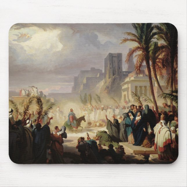Der Eintritt von Christus in Jerusalem Mousepad (Vorne)