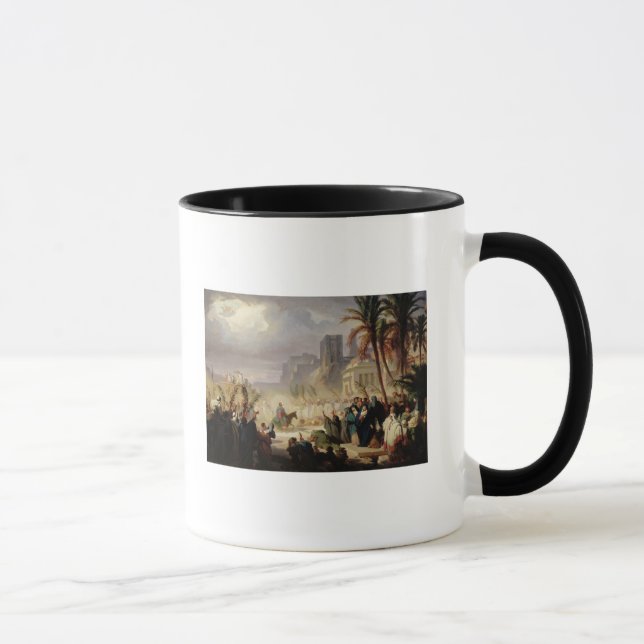 Der Eintritt von Christus in Jerusalem Tasse (Rechts)