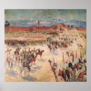 Der Eintritt von General Lyautey & General Mangin Poster