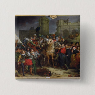 Der Eintritt von Henri IV in Paris Button