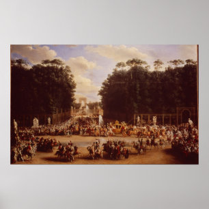 Der Eintritt von Napoleon und von Marie-Louise Poster