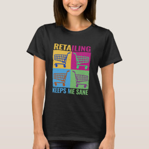 Der Einzelhandel Behalte Me Sane farbenfrohe Cashi T-Shirt