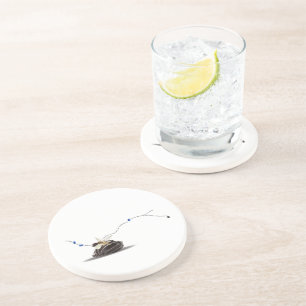 Der einzigartige, elegante Strand an der Küste Getränkeuntersetzer