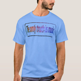 Der einzige Buchstabe t ist Musik Zitate lustiger T-Shirt