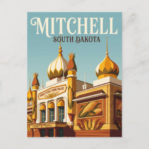 Der einzige Maispalast der Welt South Dakota Postkarte