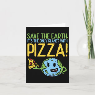 Der einzige Planet der Erde mit Pizza Shir gerette Karte