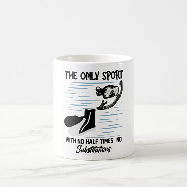 Der einzige Sport ohne Halbzeit - der Baden Kaffeetasse (Mittel)