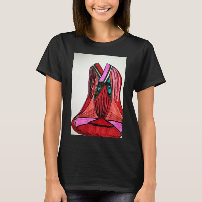 Der einzige und einzige Mode-Chiffon-Vase-T - Shir T-Shirt (Vorderseite)