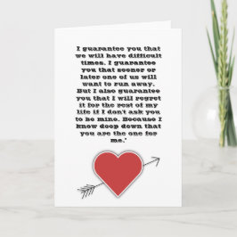 Der einzige Weg, den du in meinen Herzurlaub kenns Feiertagskarte