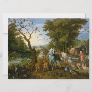 Der Einzug der Tiere in die Arche Noah (Brueghel) Karte