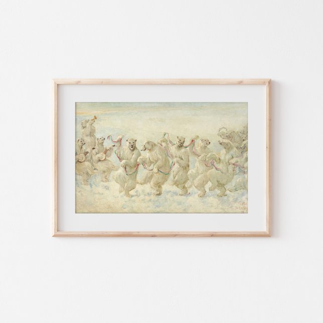 Der Eisbärtanz | Frederick Stuart Church Poster (Von Creator hochgeladen)