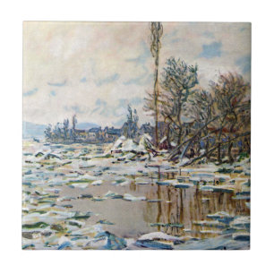 Der Eisbruch von Claude Monet Fliese