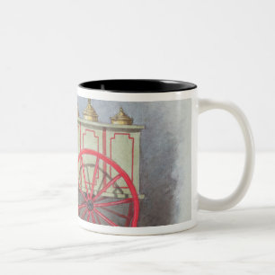 Der Eiscreme-Verkäufer, 1895 Zweifarbige Tasse