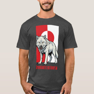 Der Eisfuchs Grönland ist nicht amerikanisch T-Shirt