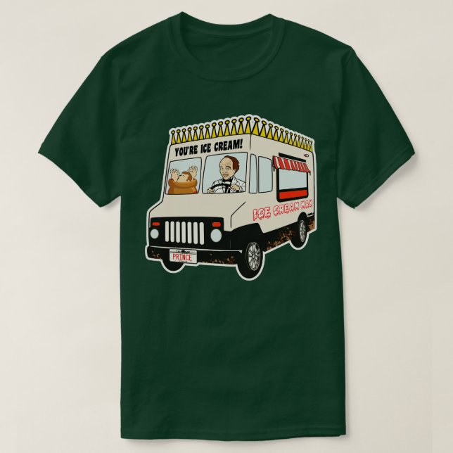 Der Eiskremmensmann Truck Clint Howard T-Shirt (Design vorne)