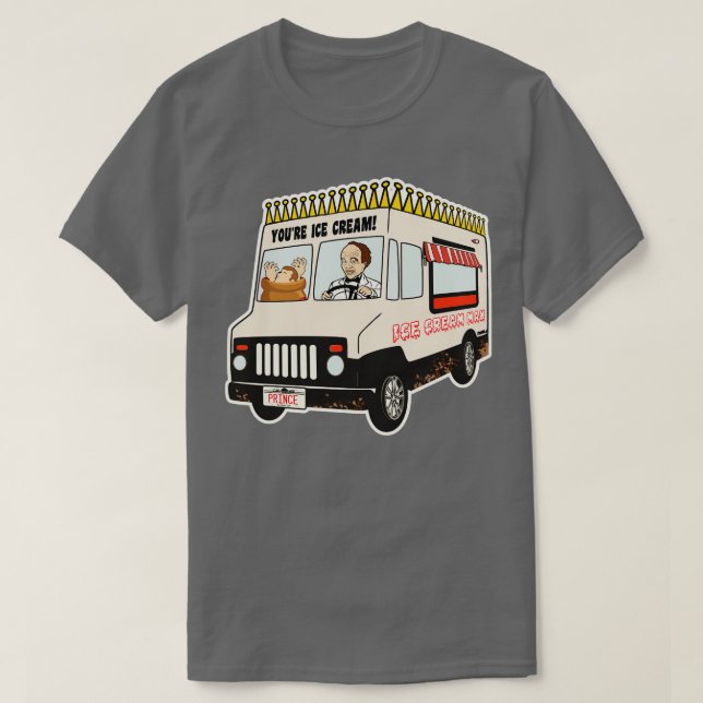 Der Eiskremmensmann Truck Clint Howard T-Shirt (Design vorne)