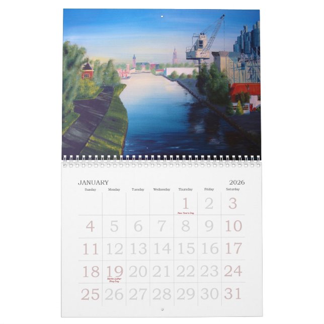 Der eklektische Kalender der Kunst-2013 (Jan 2026)