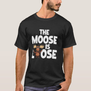 Der Elch ist lose wilde Tiere Kanadier T-Shirt