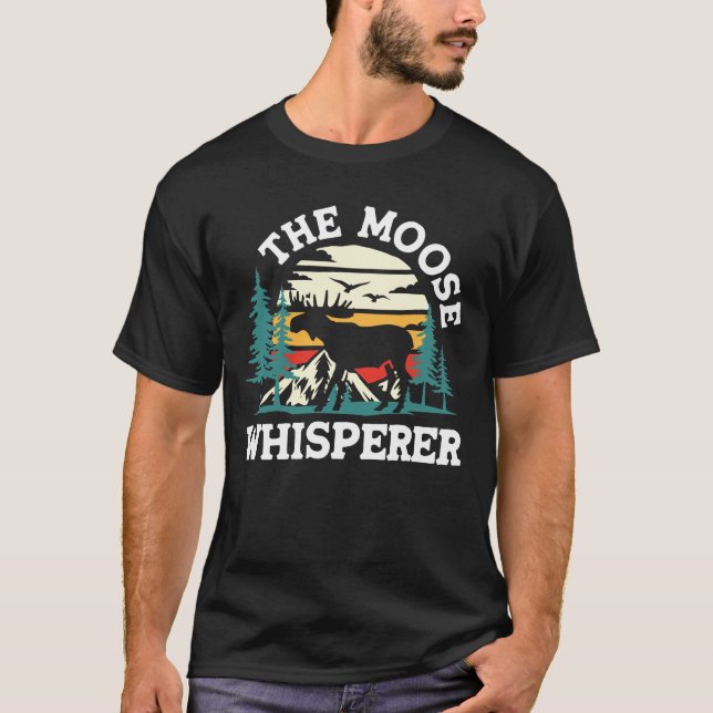 Der Elchflüsterer T-Shirt (Vorderseite)