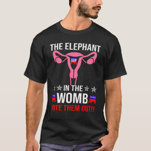 Der Elefant in der Womb Pro Choice Roe V Wade T-Shirt