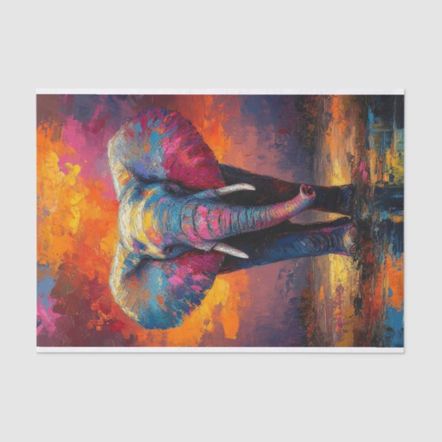 Der Elefant Lyfe4 Seidenpapier (Vorderseite)