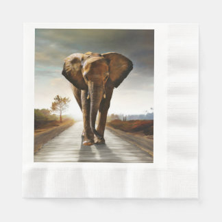 Der Elefant Serviette