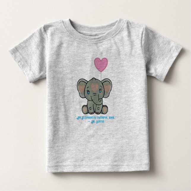 Der Elefantenprinz - Baby T-shirt (Vorderseite)