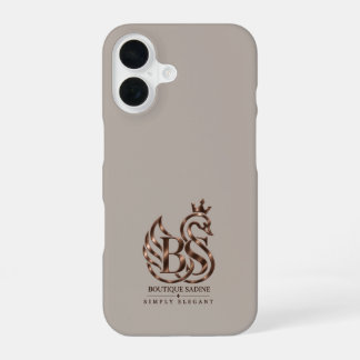 Der elegante Schwan Minimalistischer Stein iPhone- iPhone 16 Hülle