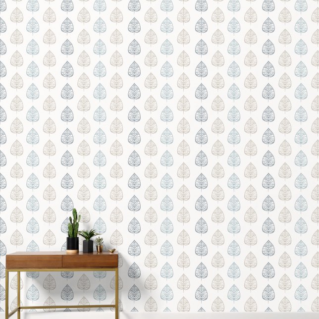 Der elegante Wallpaper-Stil mit modernem Muster. Tapete (Korridor)