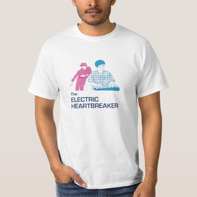 Der elektrische Heartbreaker Pink&Blue - Männer T-Shirt (Vorderseite)