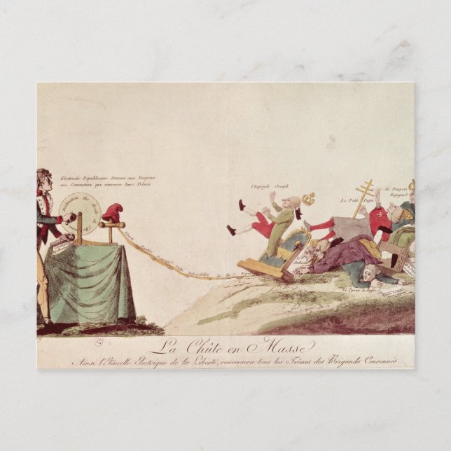 Der elektrische Park der Freiheit" Postkarte (Vorderseite)