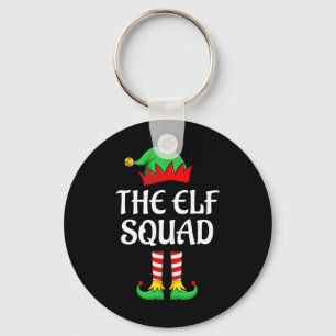 Der Elf Squad Familie Matching Group Weihnachtsspa Schlüsselanhänger
