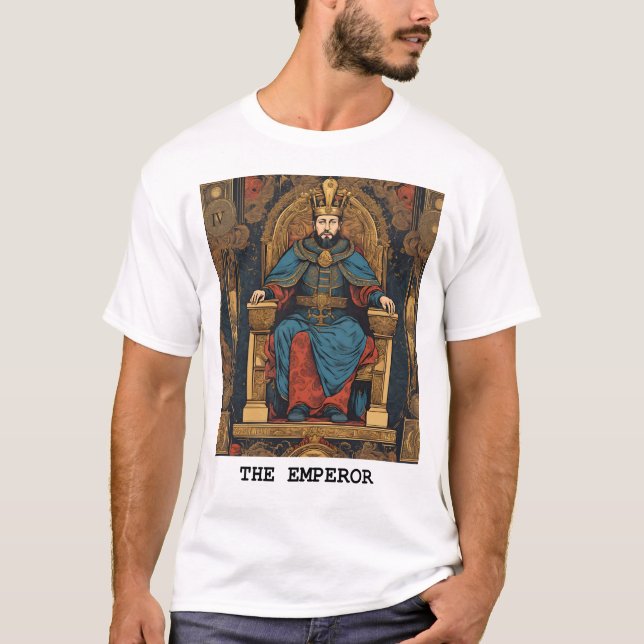 DER EMPEROR - TAROT-KARTE T-Shirt (Vorderseite)