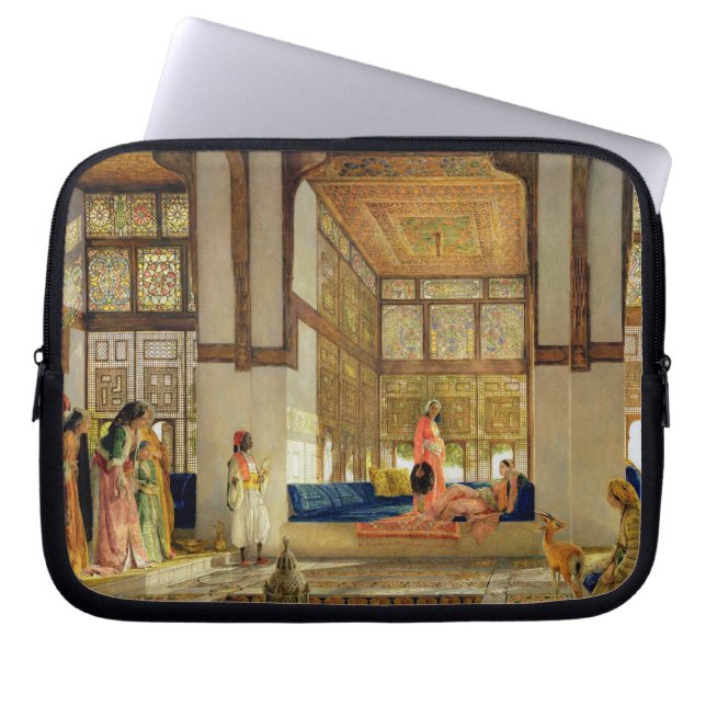 Der Empfang, 1873 (Öl auf Platte) Laptopschutzhülle (Vorderseite)